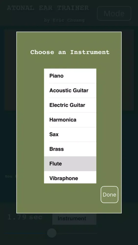 Screenshot di ATONAL EAR TRAINER - Advanced Ear Training Technique