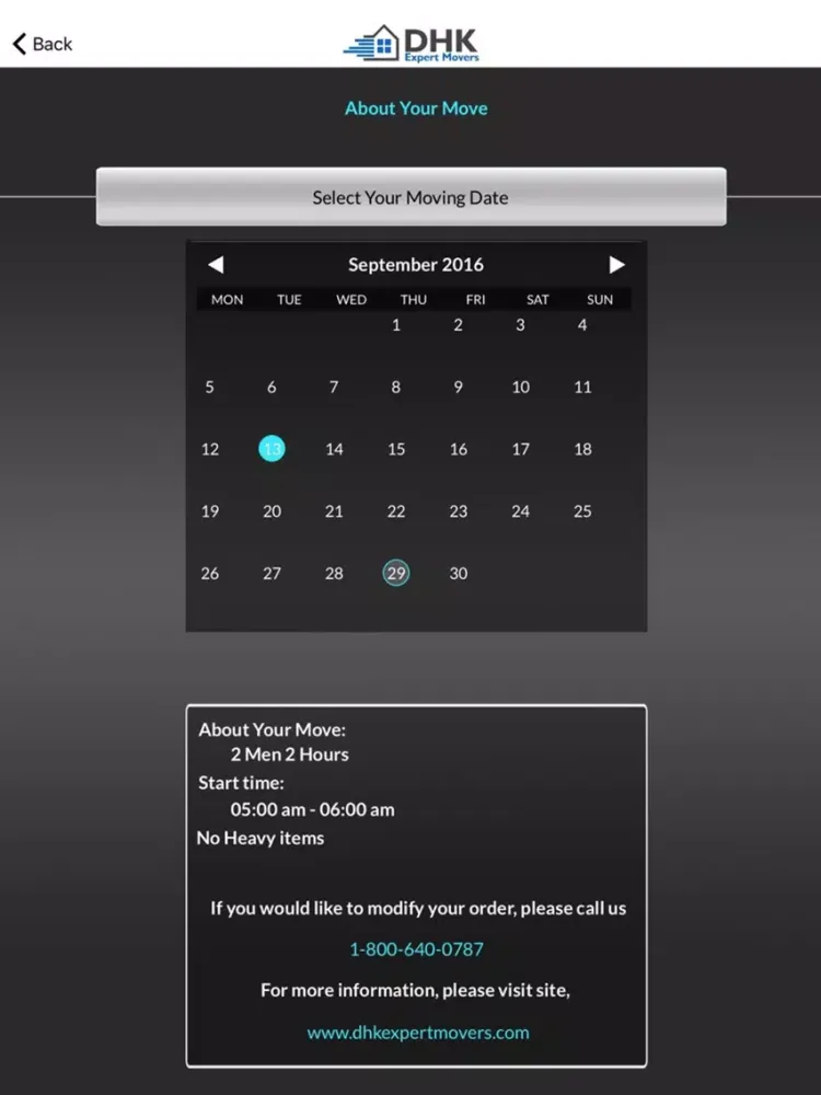 DHK Expert Movers iPad 应用截图