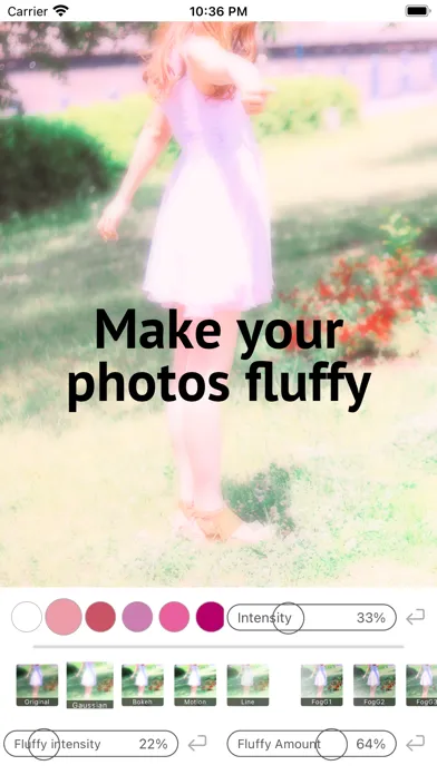 Captures d'écran de Fluffy processing