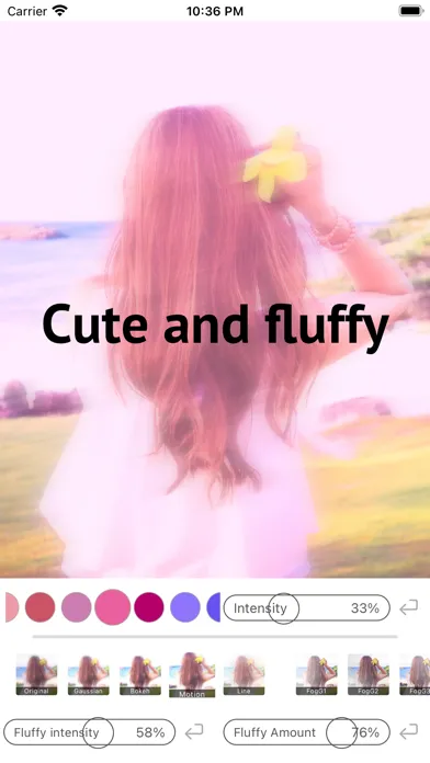 Captures d'écran de Fluffy processing