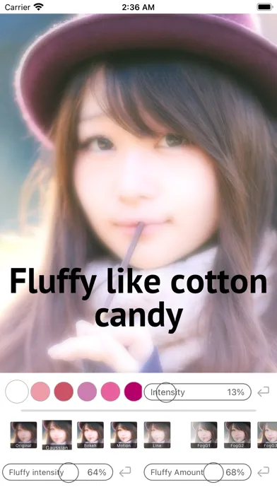 Captures d'écran de Fluffy processing