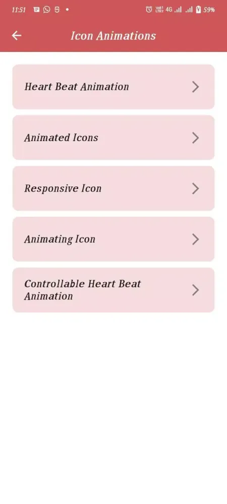 صور Flutter Animation Gallery