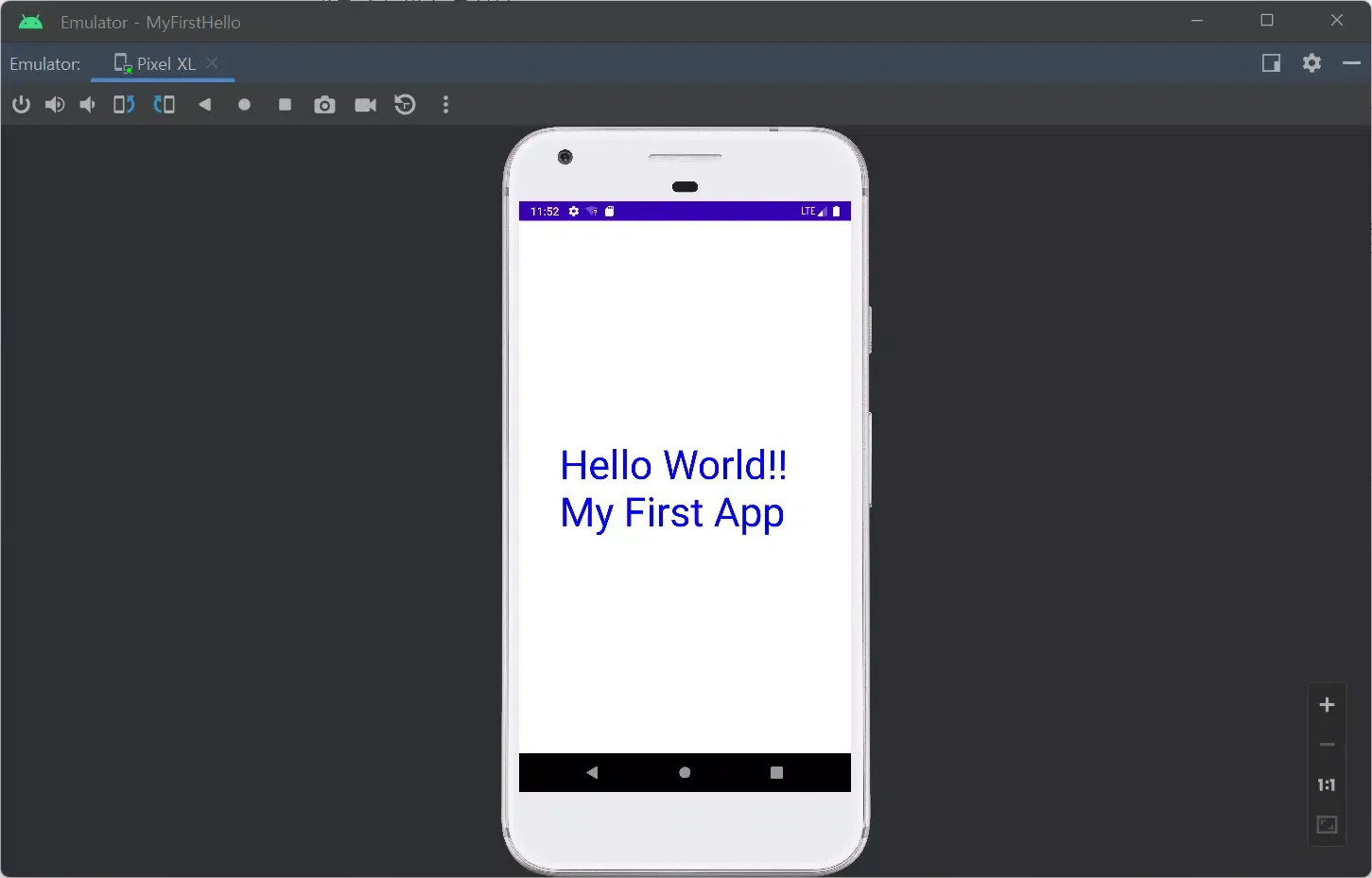 my first app Screenshots
