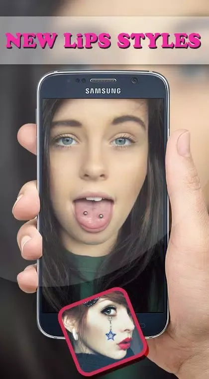 Capturas de pantalla de Piercing sur Photo Editeur