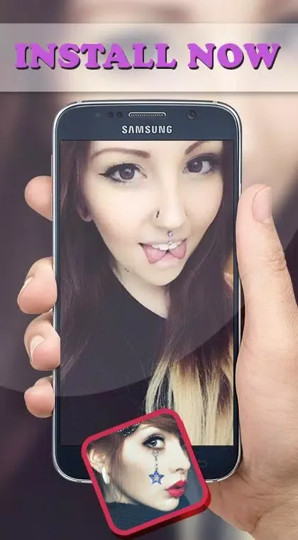 Capturas de pantalla de Piercing sur Photo Editeur