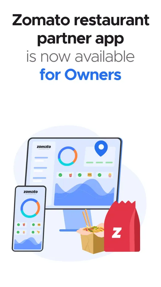 Ảnh chụp màn hình của Zomato Restaurant Partner