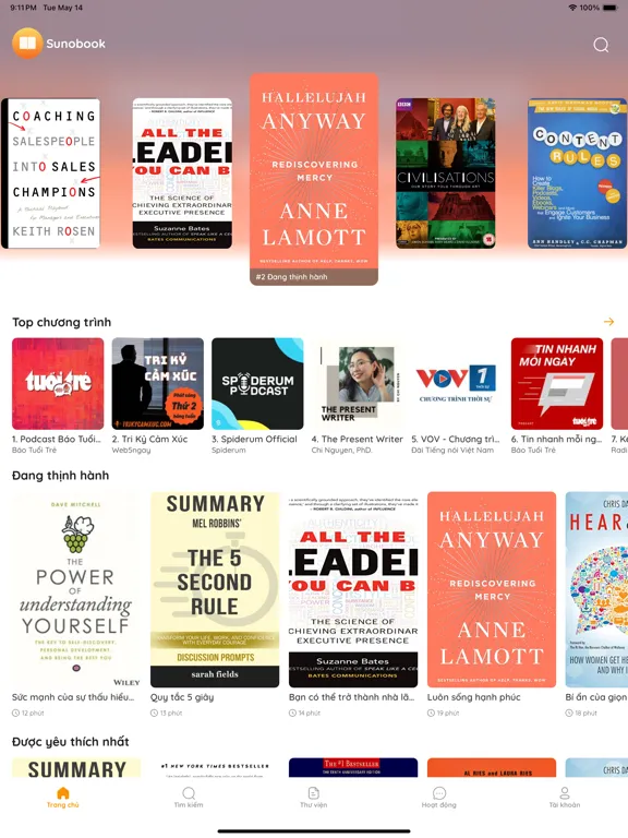 Sunobook: Audiobook & Podcast iPad  Ekran Görüntüleri