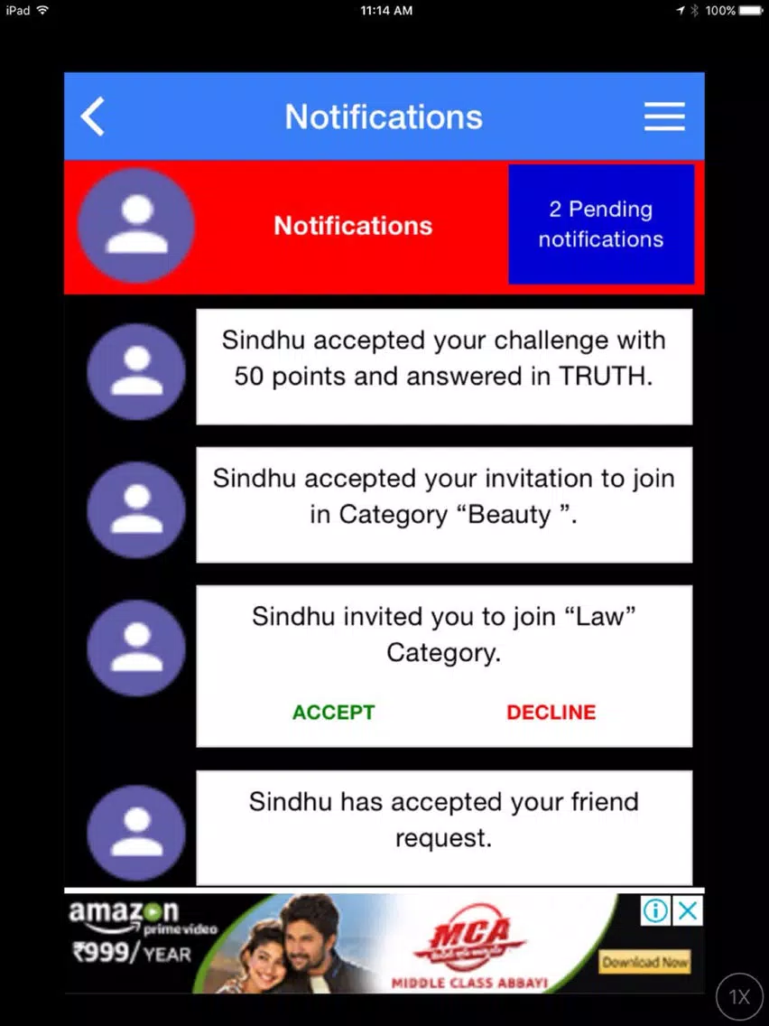 Truth or Err iPad  スクリーンショット