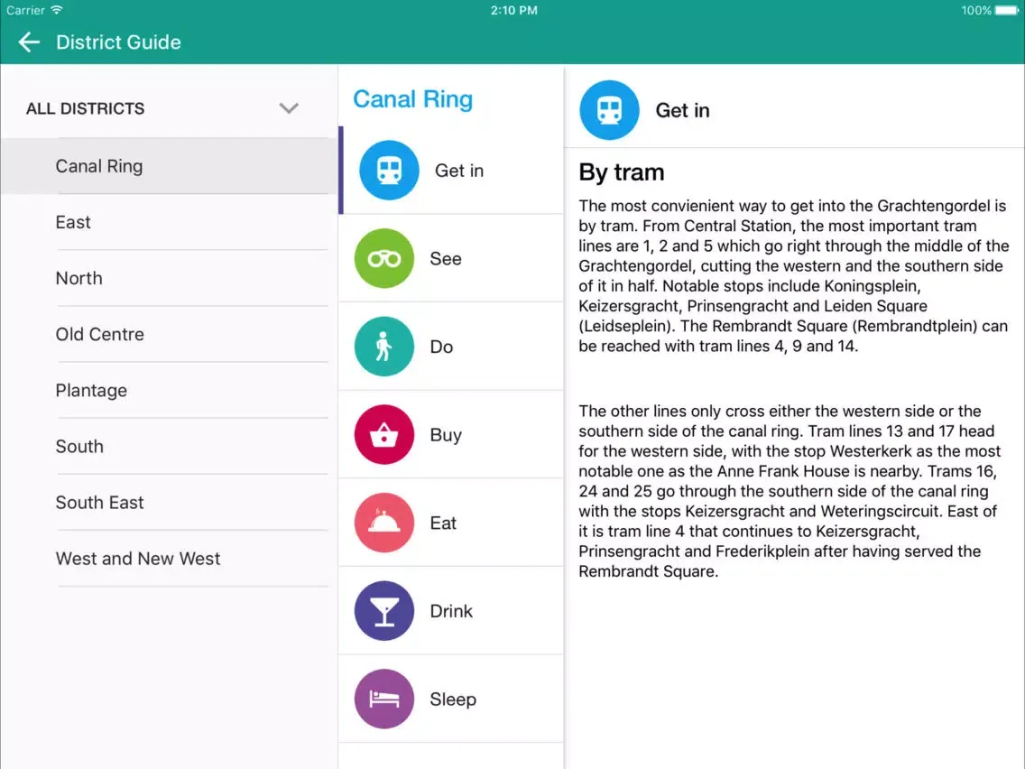 صور Amsterdam Travel Pangea Guides iPad 