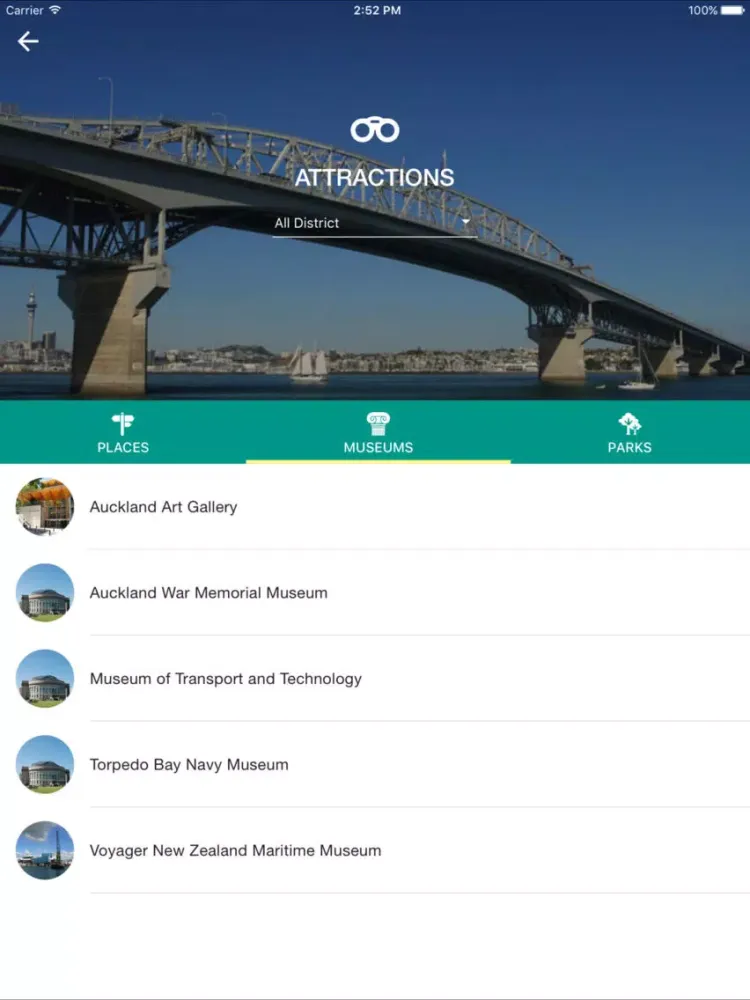 Auckland Travel - Pangea Guides iPad 应用截图
