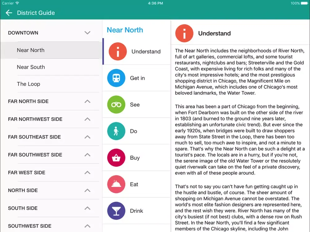 تصاویر Chicago Travel - Pangea Guides iPad 