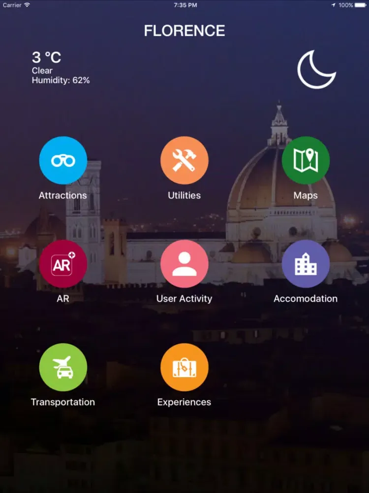 Ảnh chụp màn hình của Florence Travel - Pangea Guides iPad 