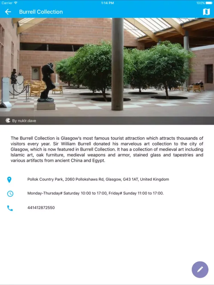 Captures d'écran de Glasgow Travel - Pangea Guides iPad 
