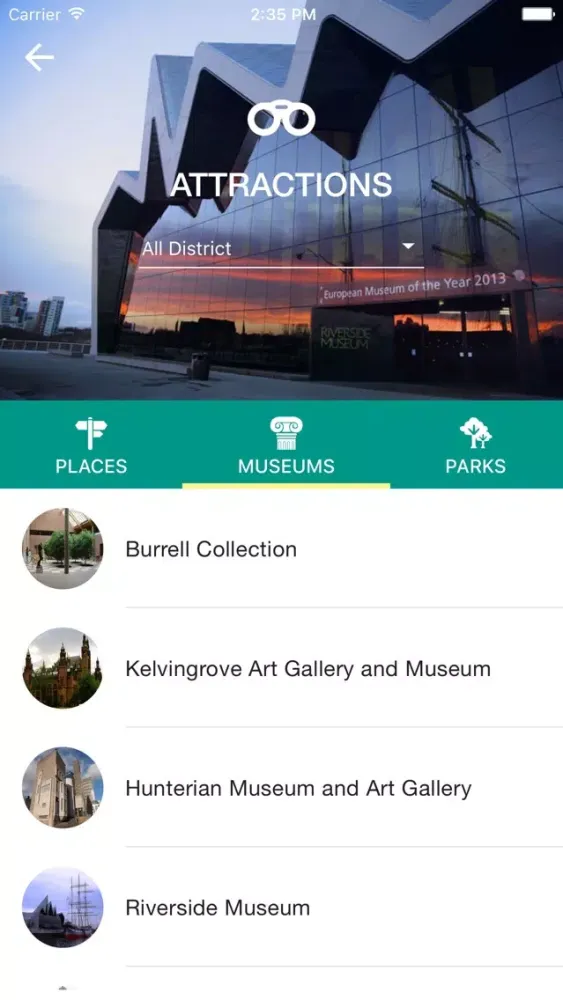Captures d'écran de Glasgow Travel - Pangea Guides