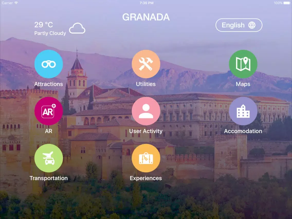Granada Travel - Pangea Guides iPad  Screenshots