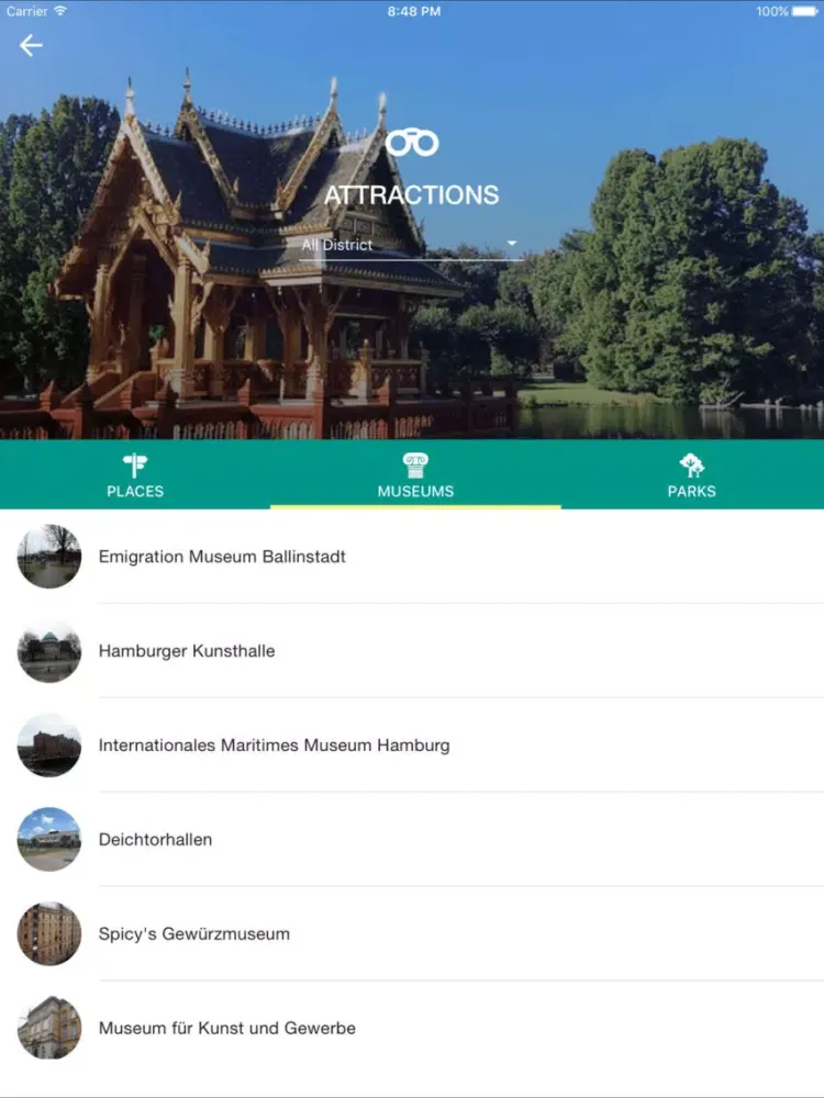 Hamburg Travel - Pangea Guides iPad  Screenshots