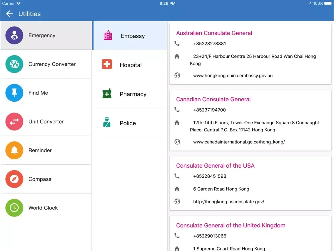 تصاویر Hong Kong Travel Pangea Guides iPad 