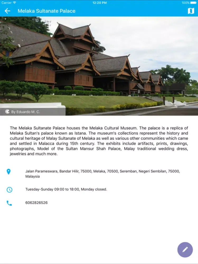 Malacca Travel - Pangea Guides iPad  스크린샷