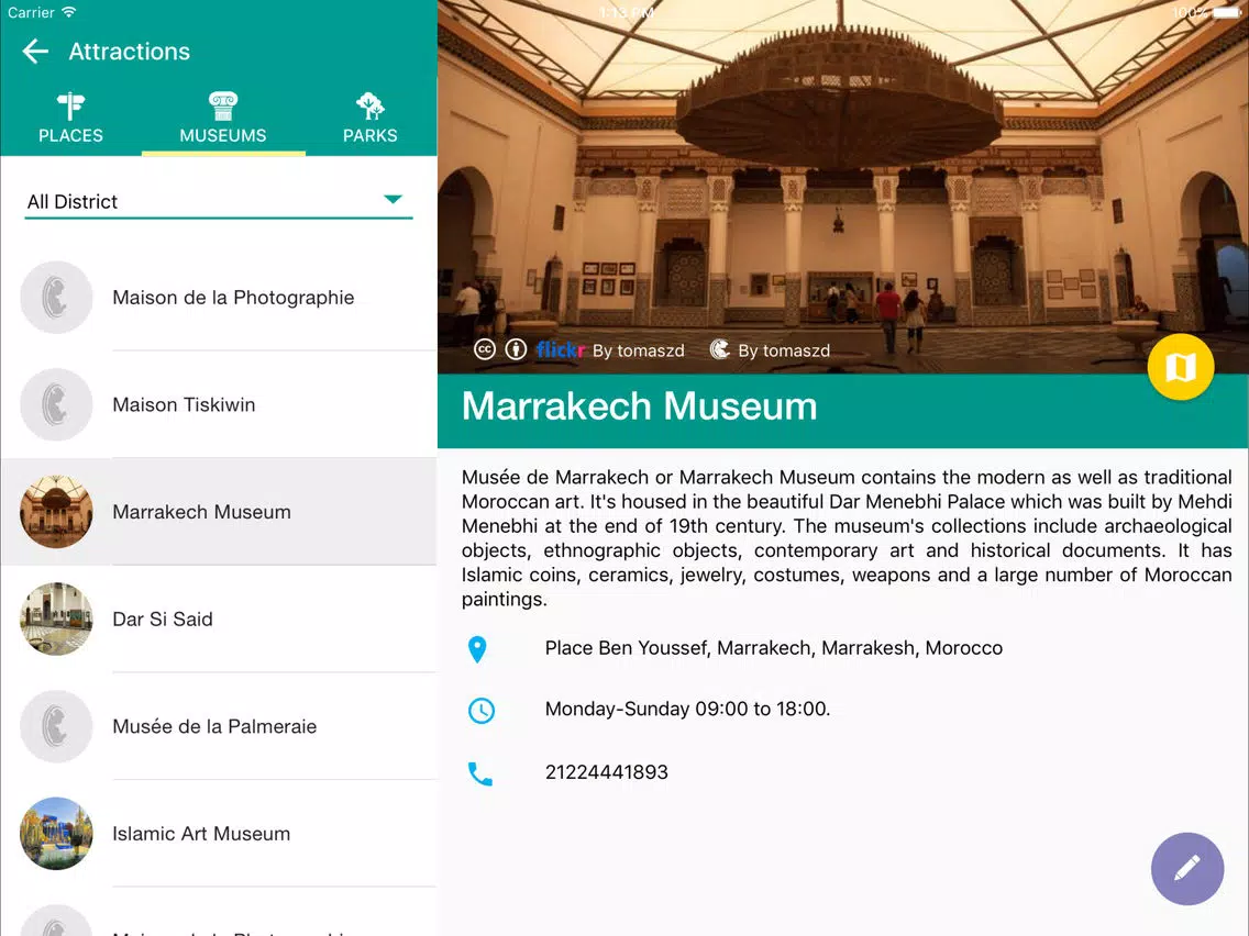 Marrakech Travel Pangea Guides iPad  Ekran Görüntüleri