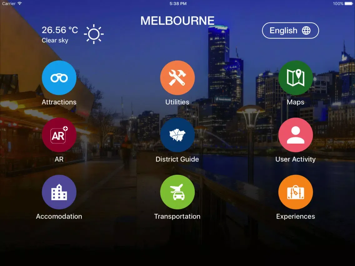 ภาพหน้าจอของ Melbourne Travel Pangea Guides iPad 