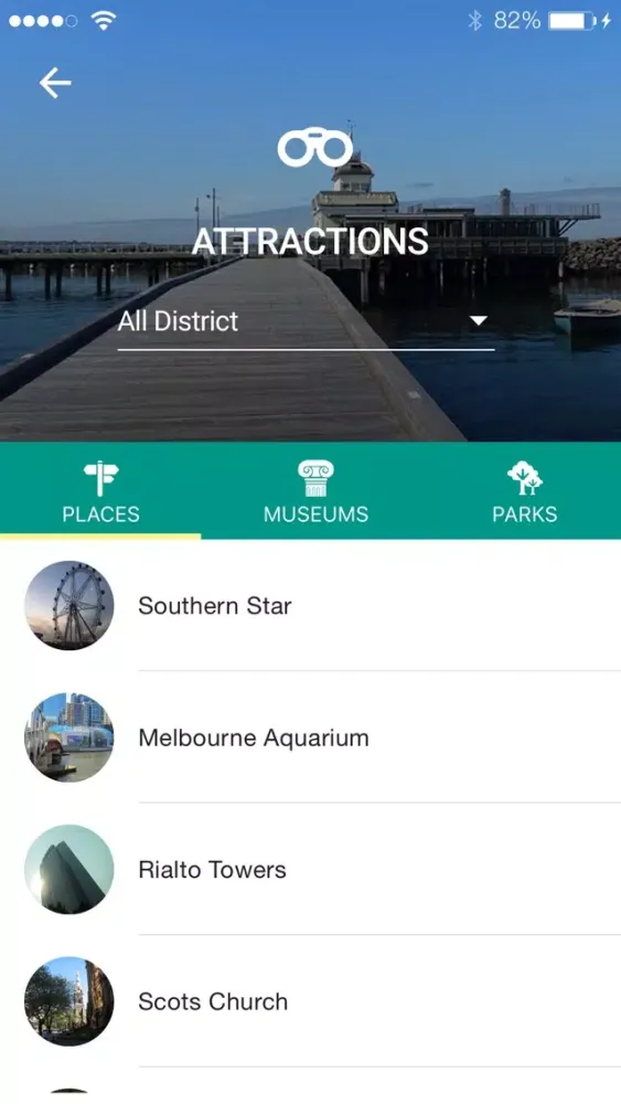 ภาพหน้าจอของ Melbourne Travel Pangea Guides