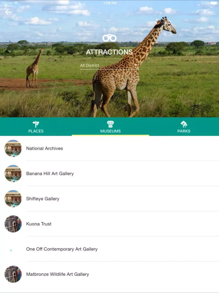 Nairobi Travel - Pangea Guides iPad 应用截图