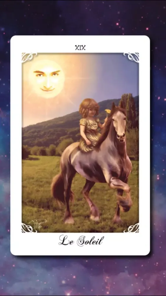 Zrzuty ekranu Tarot Le messager de l’âme