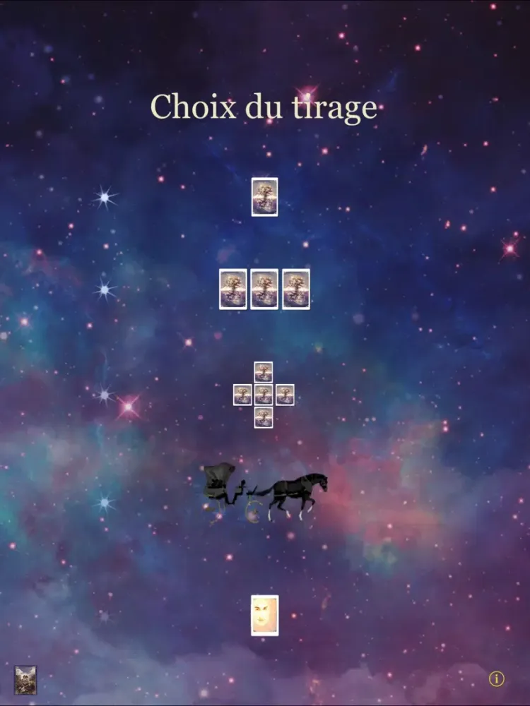 Tarot Le messager de l'âme iPad 应用截图