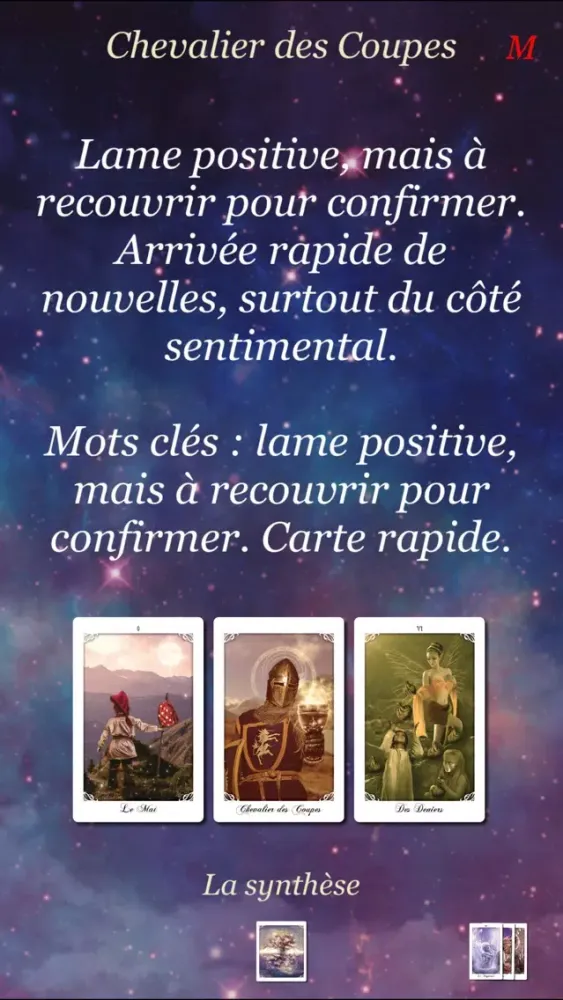 Tarot Le messager de l'âme应用截图