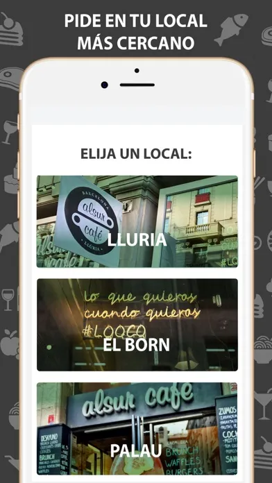 Capturas de tela do Alsur Café