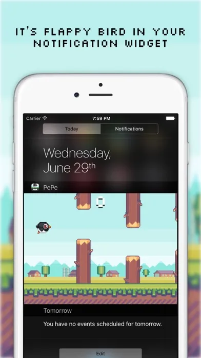 Tangkapan skrin PePe - Notification Game Widget