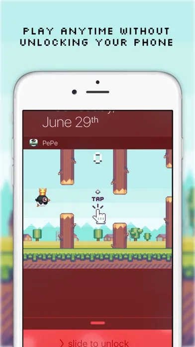 Tangkapan skrin PePe - Notification Game Widget