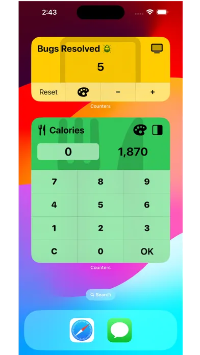 Screenshot di Counters - Interactive Widgets