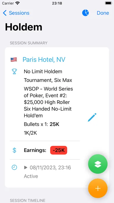 VPIP Poker Tracker سکرین شاٹس