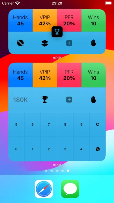 VPIP Poker Tracker سکرین شاٹس