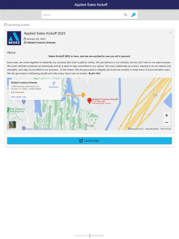 Applied Sales Kickoff iPad  স্ক্রিনশট