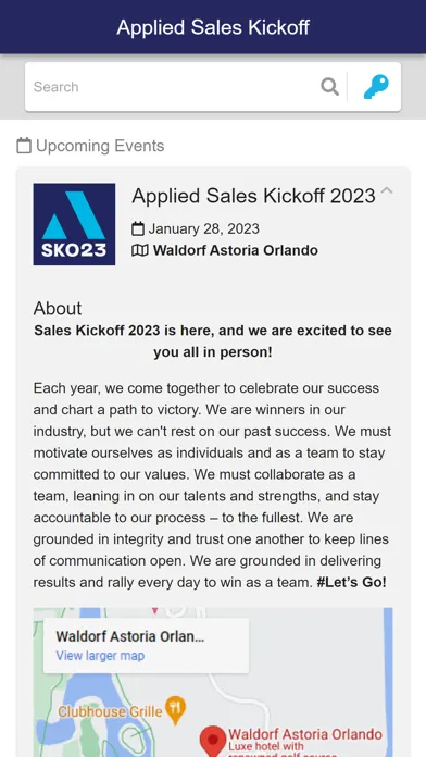 Applied Sales Kickoff স্ক্রিনশট
