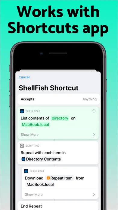SSH Files – Secure ShellFish Screenshots