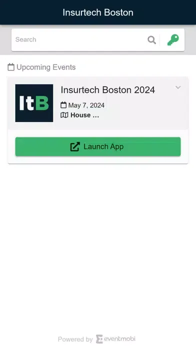 Capturas de tela do Insurtech Boston
