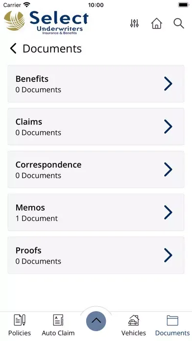 Capturas de pantalla de Select Underwriters