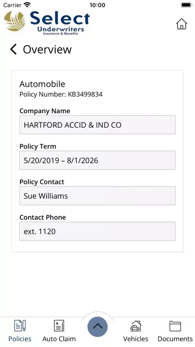 Capturas de pantalla de Select Underwriters