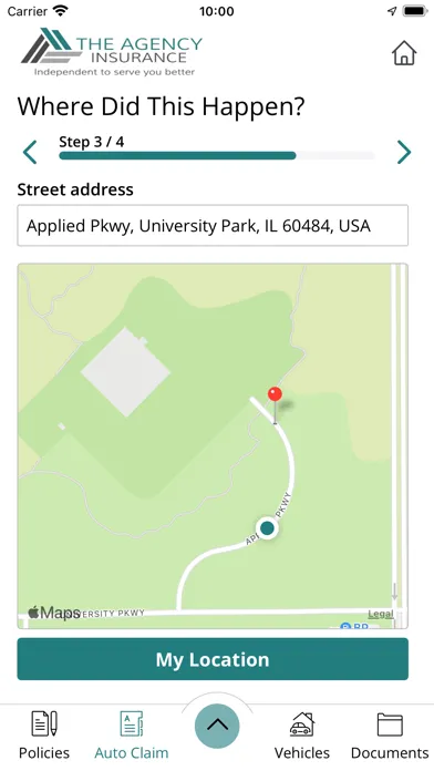 Captures d'écran de The Agency Insurance