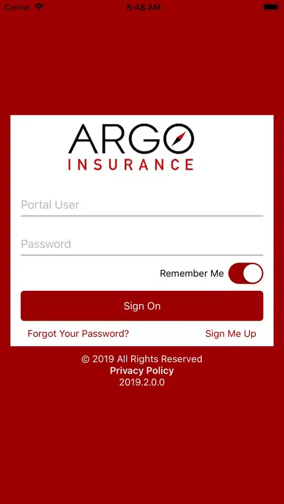 Argo Insurance Agency Online スクリーンショット