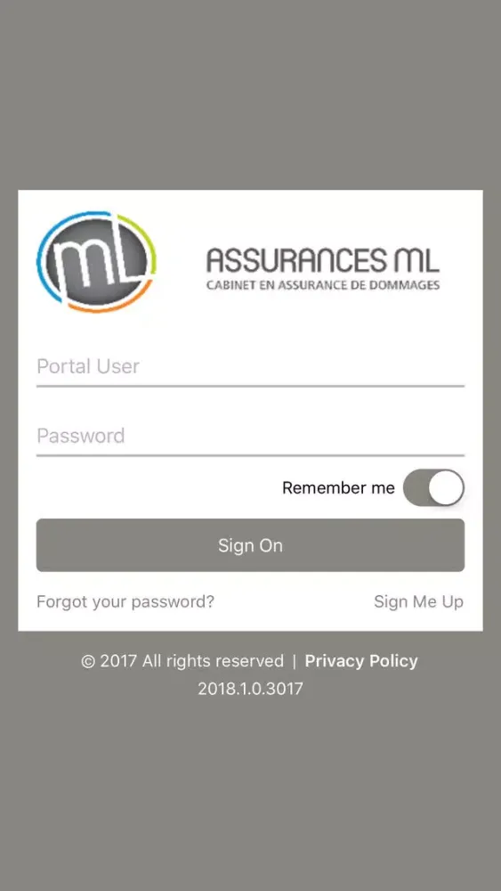 Tangkapan skrin Assurances ML Inc. Online