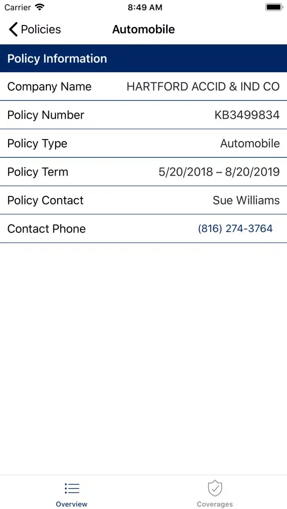 Eagle Trust Insurance Screenshots
