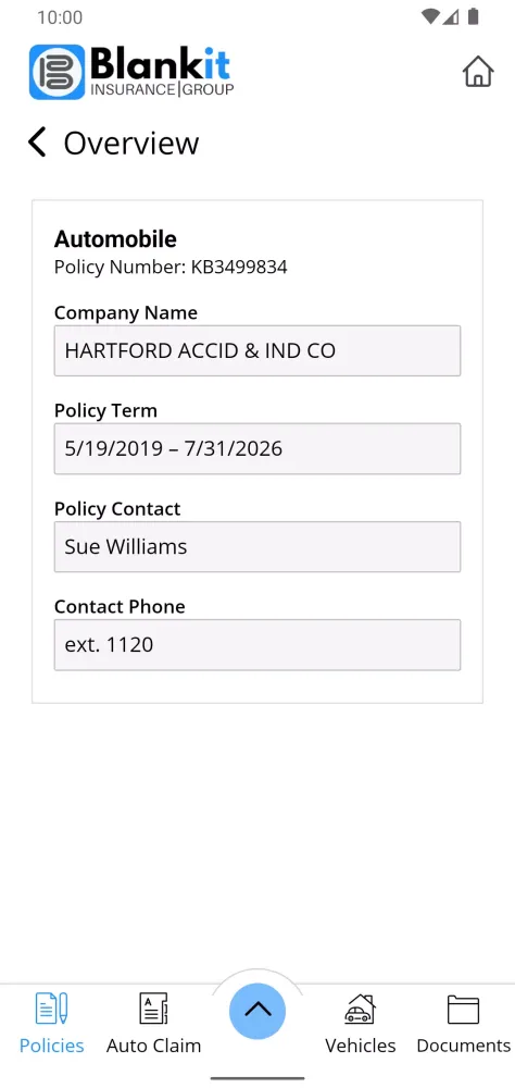 Blankit Insurance Group Screenshots