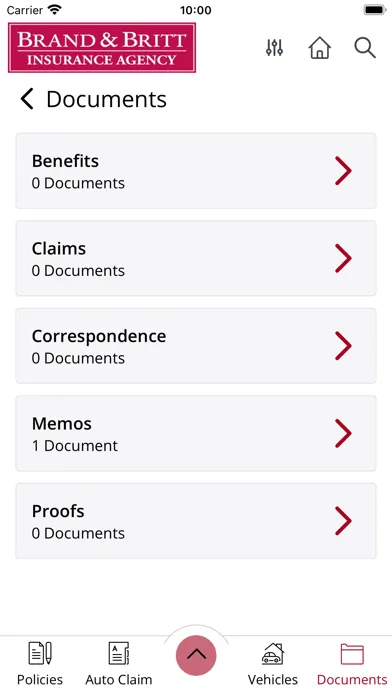 Captures d'écran de Brand & Britt Insurance Online