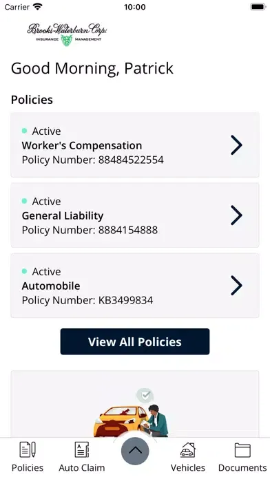Brooks-Waterburn Corp. Online Screenshots