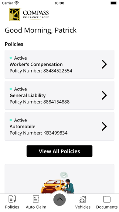 Compass Insurance Group Online Screenshots