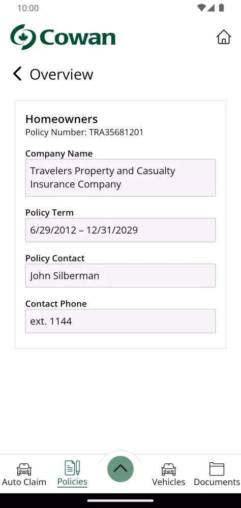 Cowan Insurance Group Access24 Screenshots